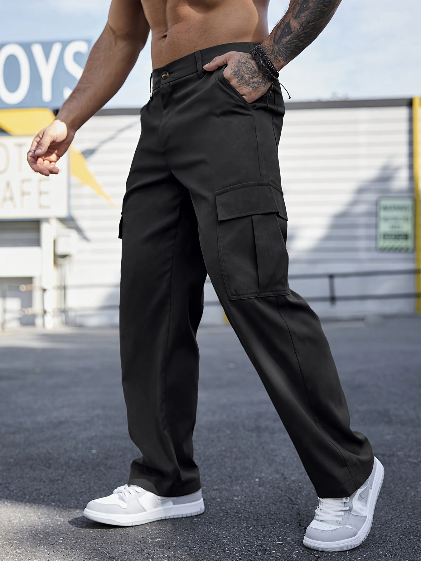 Amphy™️ - Regular Fit Non-Stretch Cargo Pants