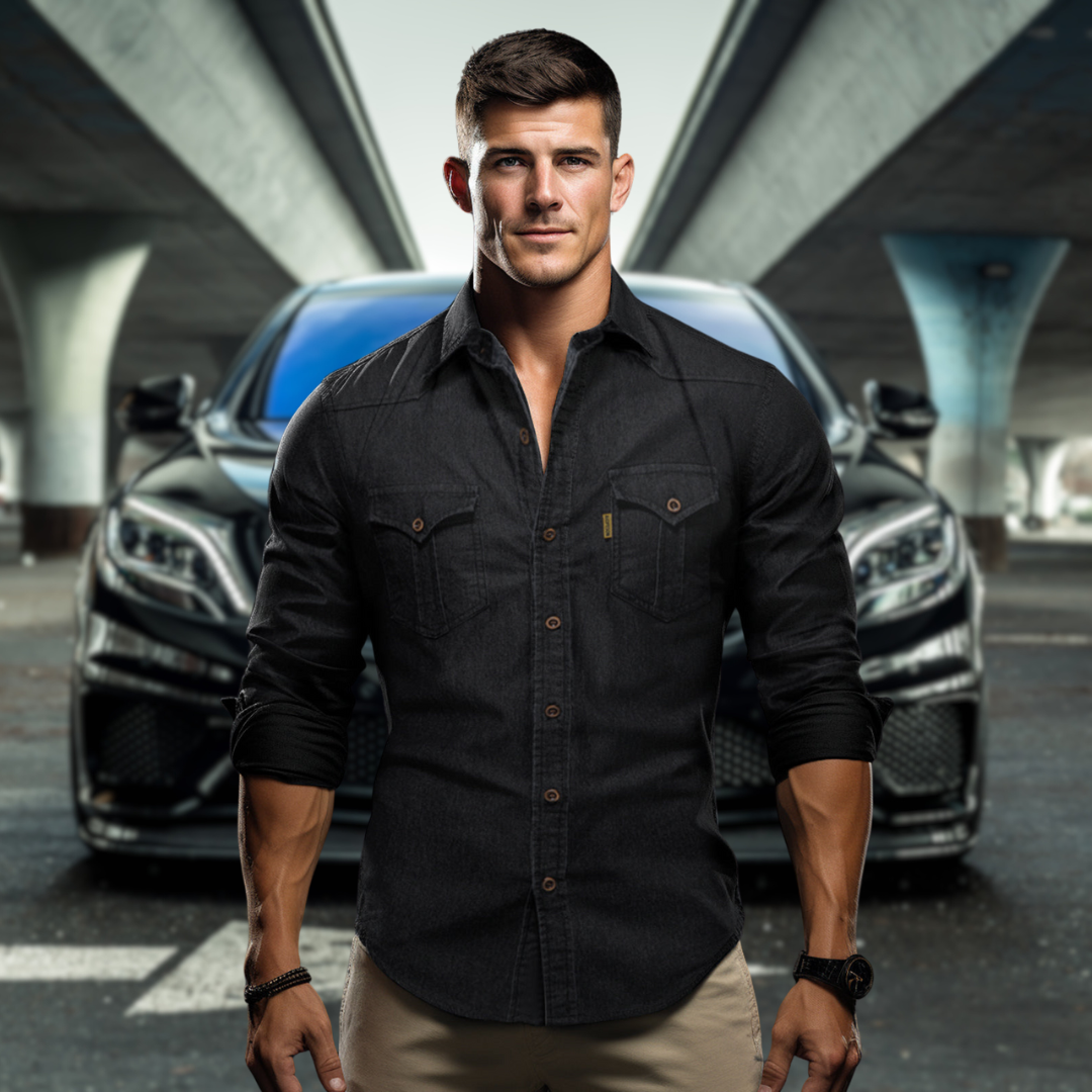 Mason Long Sleeve Denim Shirt