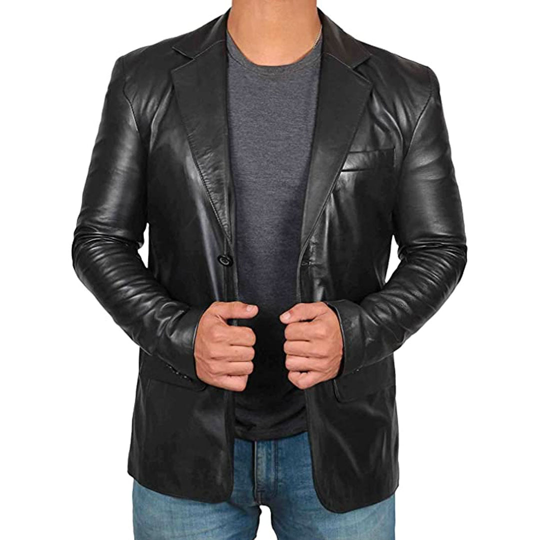 Bjorn™ - Casual Leather Blazer