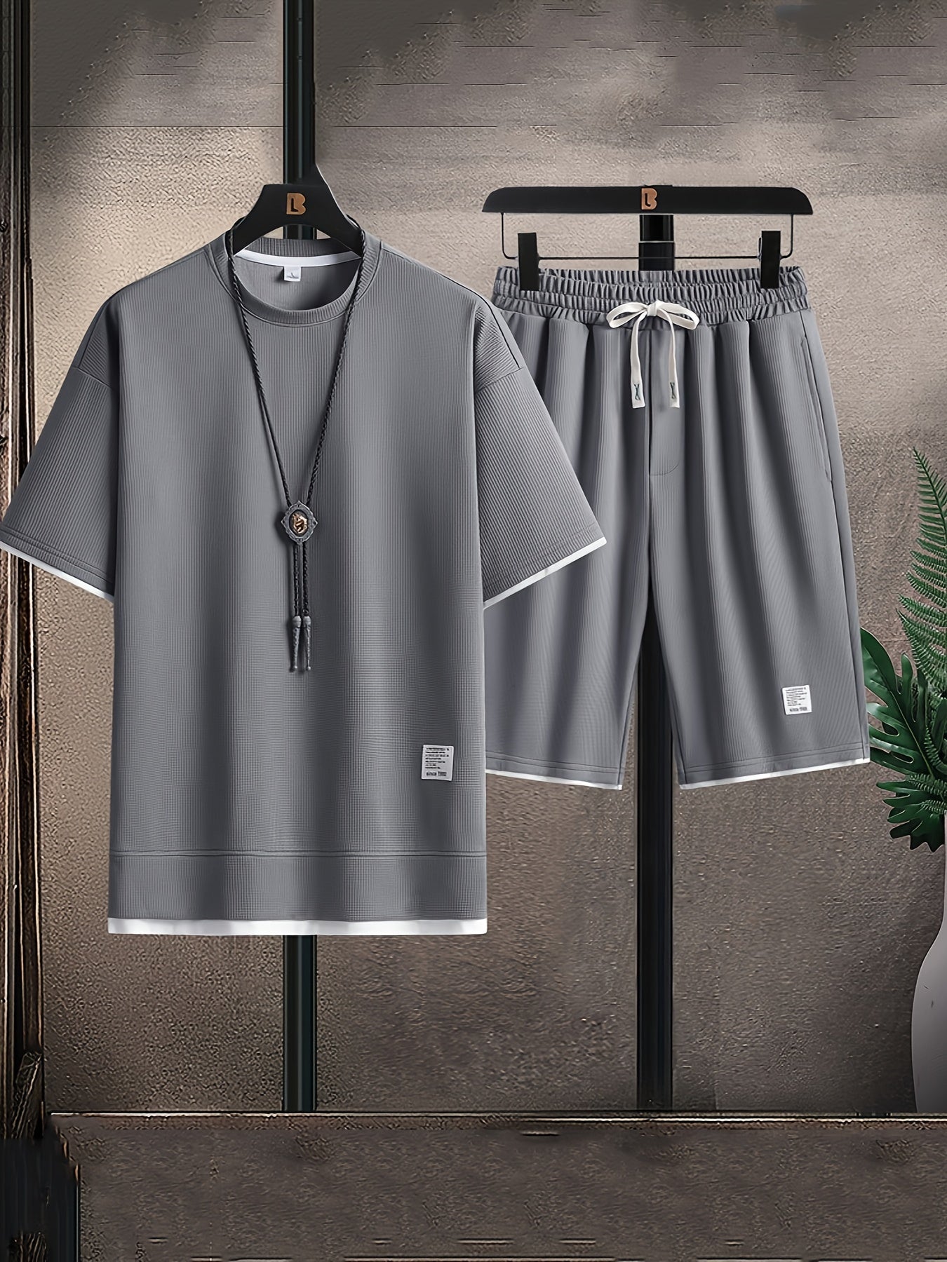 Lance Waffle Knit Lounge Set