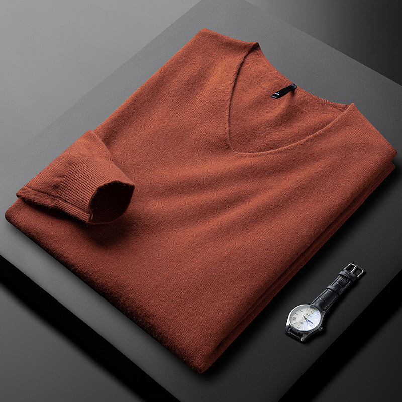 Martin Cashmere V-Neck Sweater