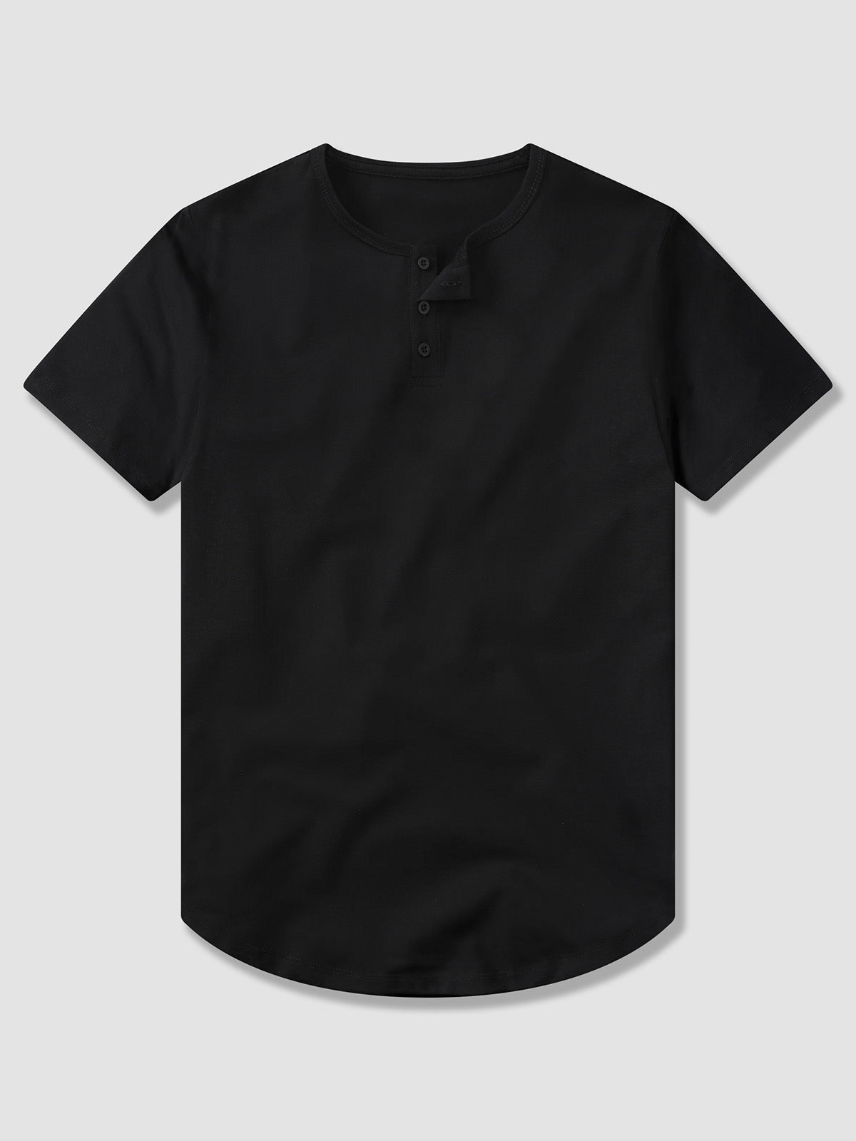 3-Pack All Day Elite Henley Curve-Hem Stretch Short Sleeve