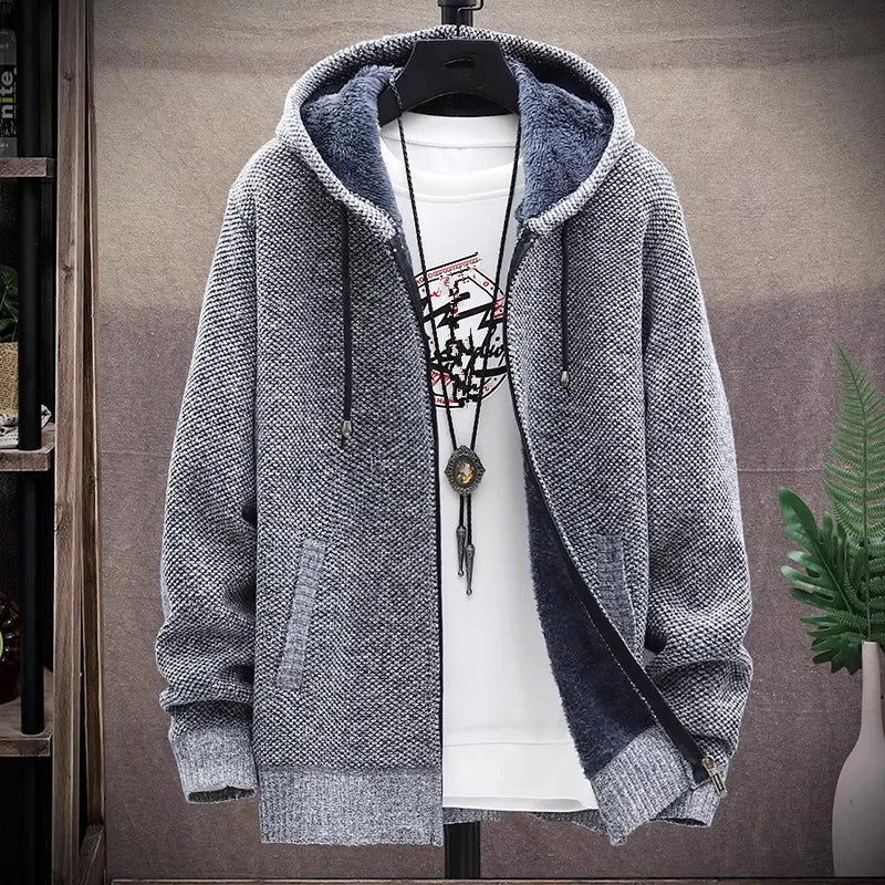 HENRY - WOOLLEN HOODED JACKET