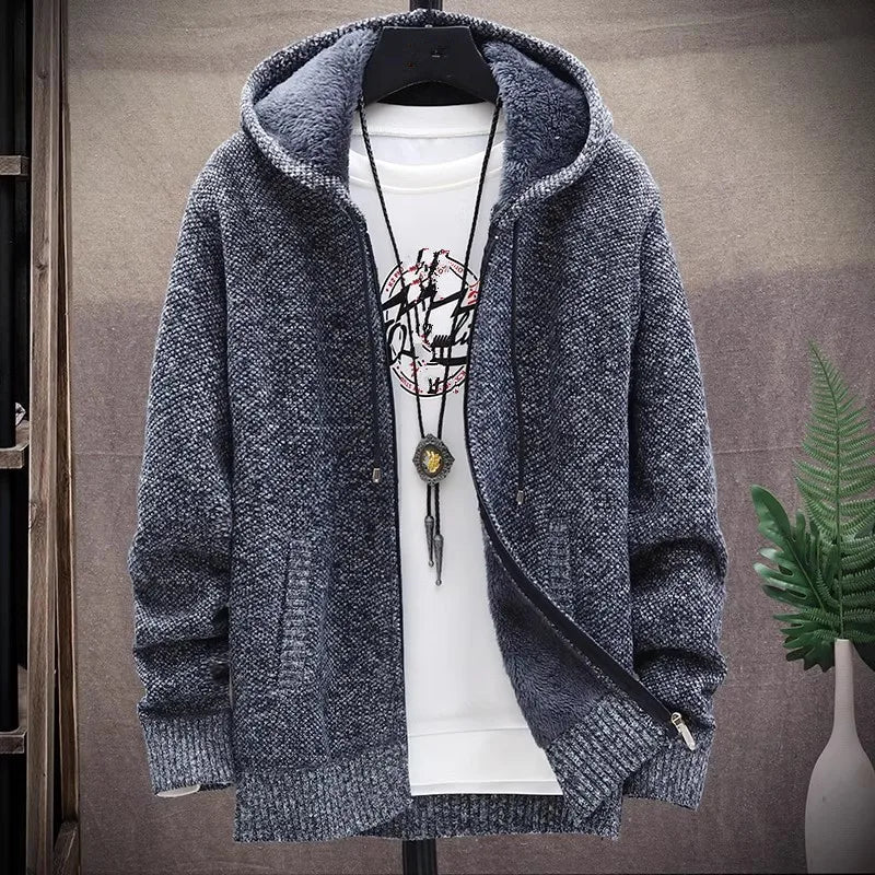 HENRY - WOOLLEN HOODED JACKET