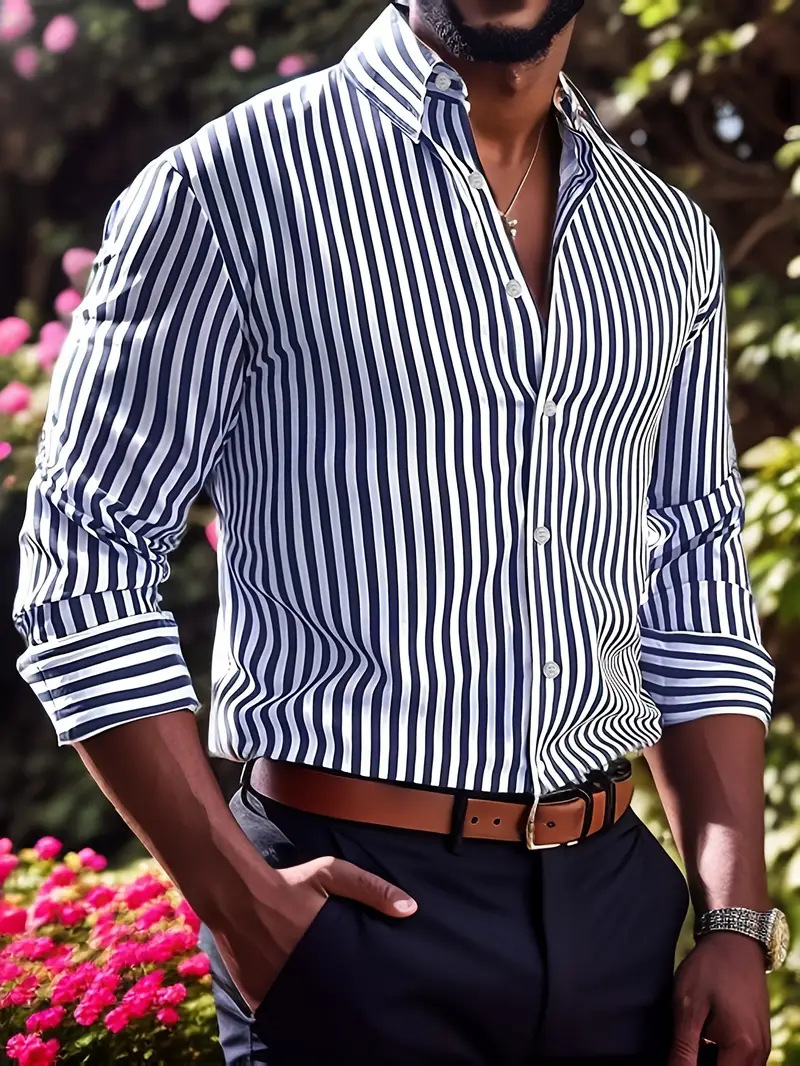 Carlos™ | Striped Cotton Shirt