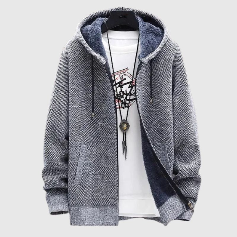 HENRY - WOOLLEN HOODED JACKET