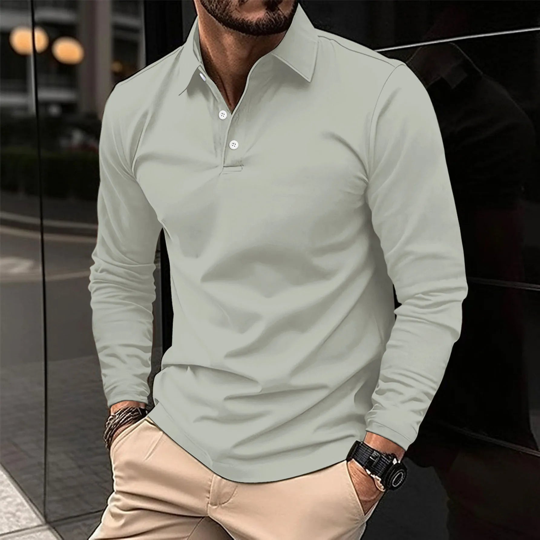 Todd | Mid-Season Long Sleeve Polo