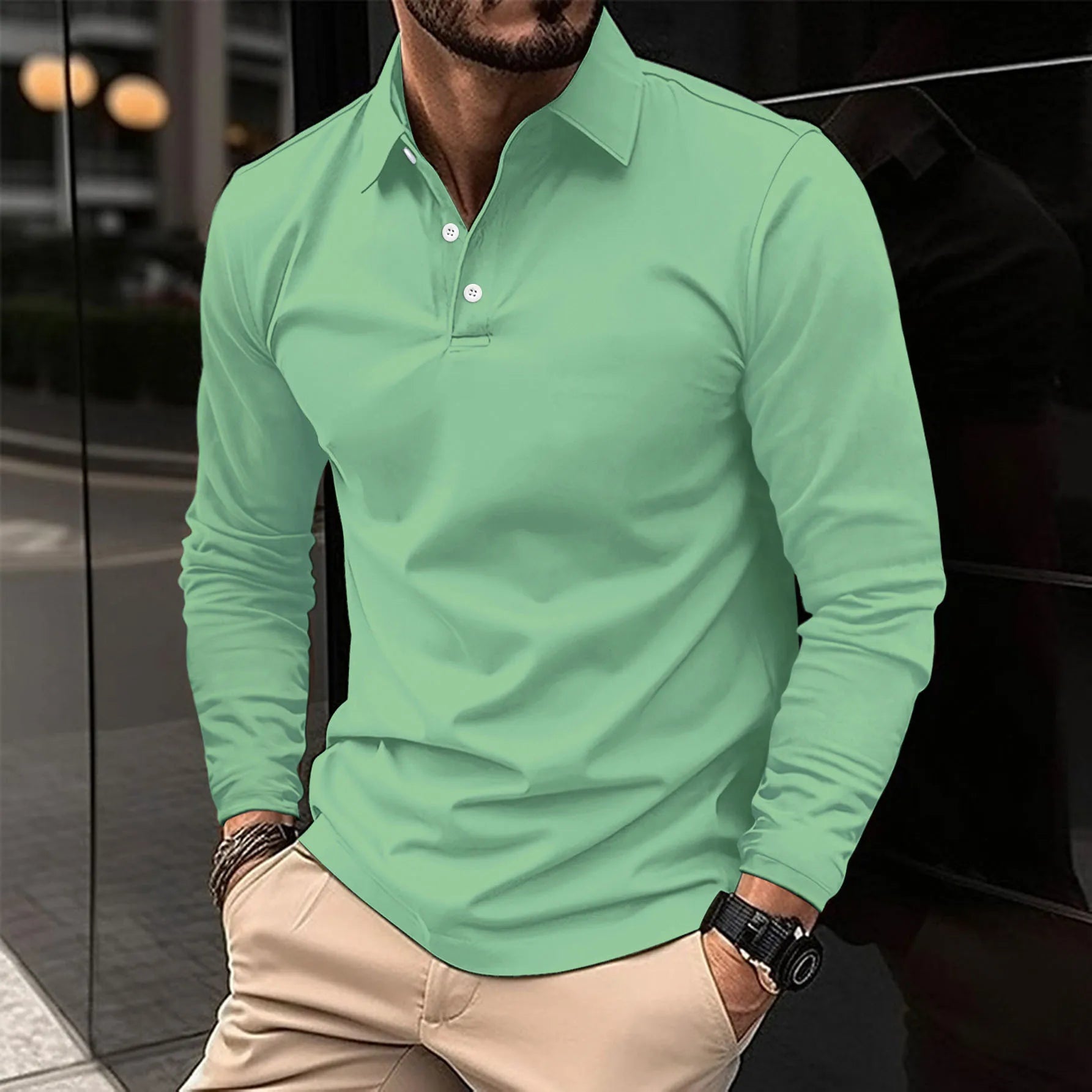 Todd | Mid-Season Long Sleeve Polo