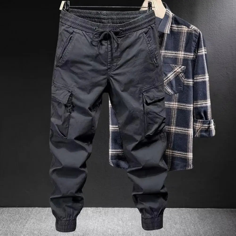 Dash™️ - Loose Fit Drawstring Cargo Pants with Elastic Waist and Multi-Pockets