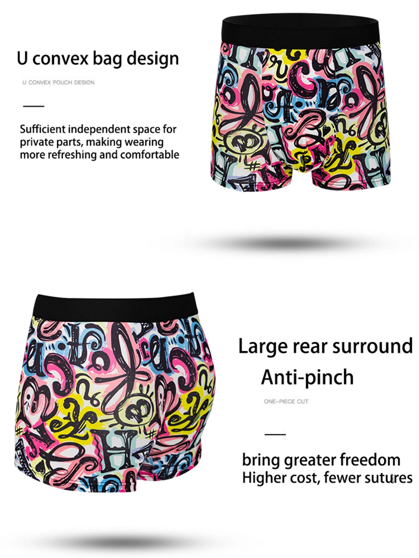 Luvince | 5 Pack Bright Color Boxers