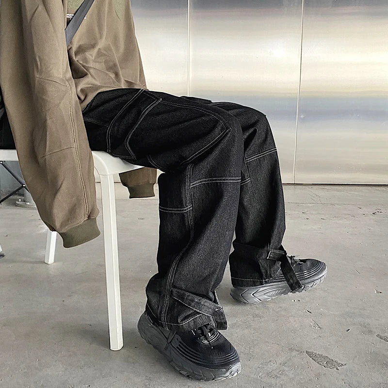 Axel™️ - Wide-Leg Baggy Denim Jeans for Men with Hiphop Style