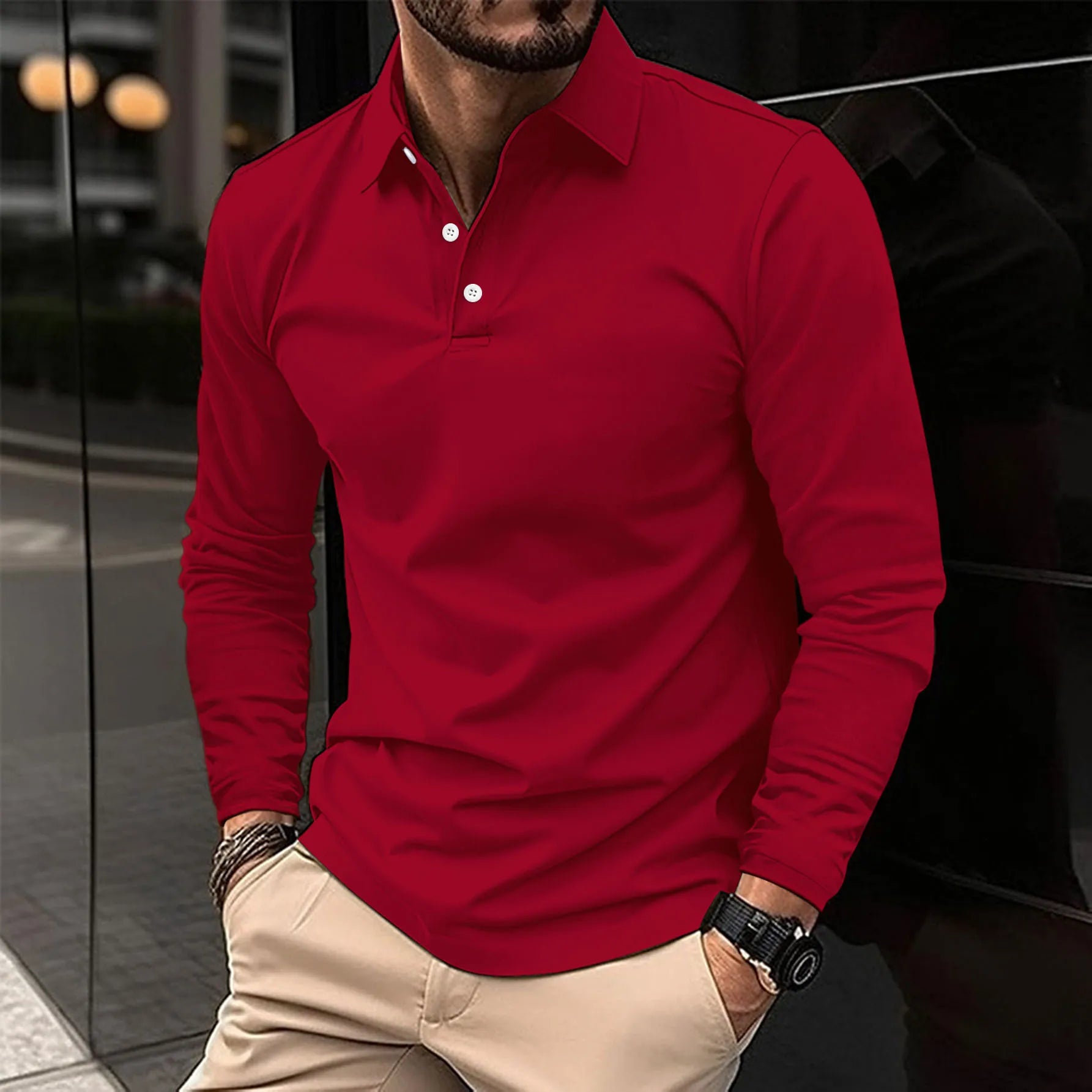 Todd | Mid-Season Long Sleeve Polo