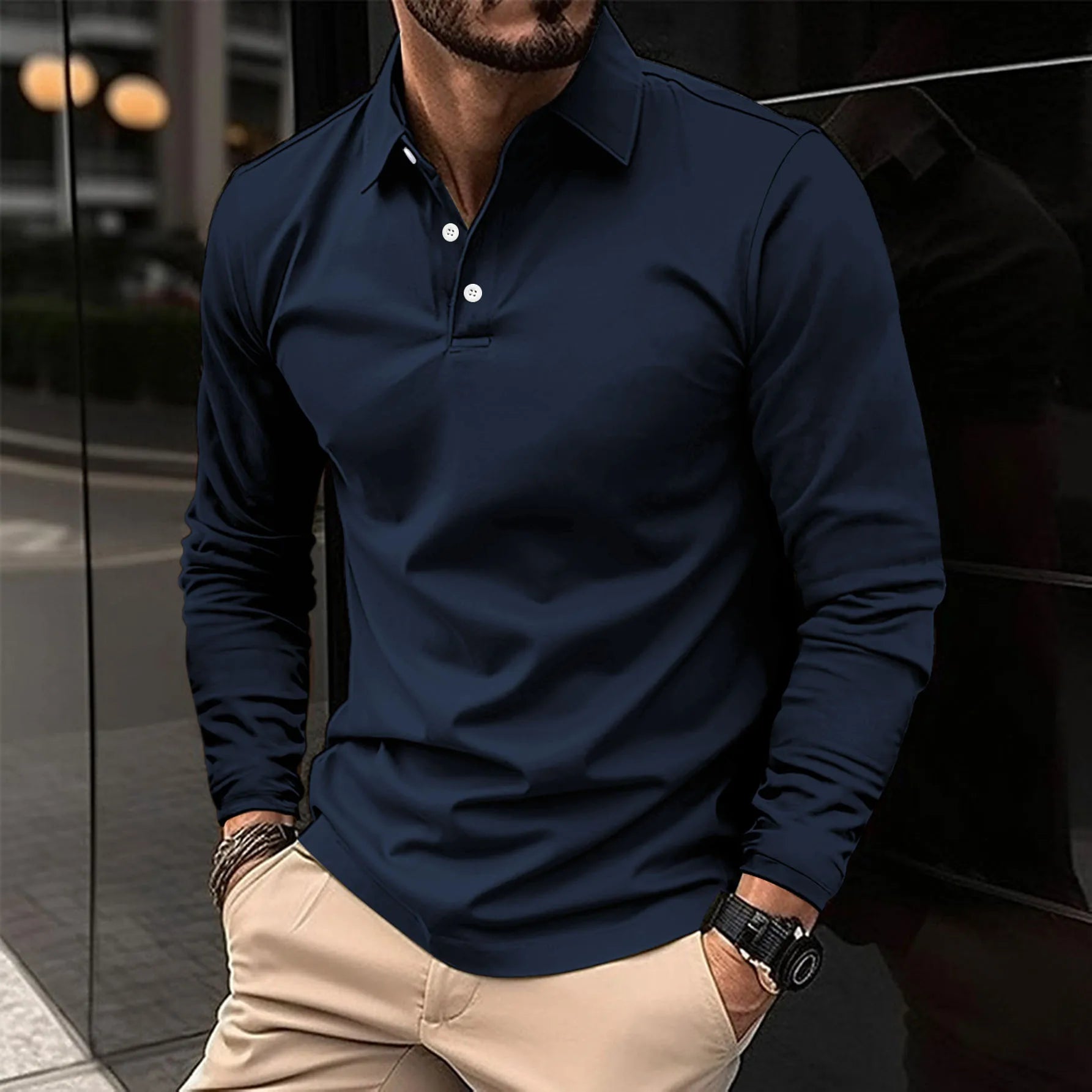 Todd | Mid-Season Long Sleeve Polo