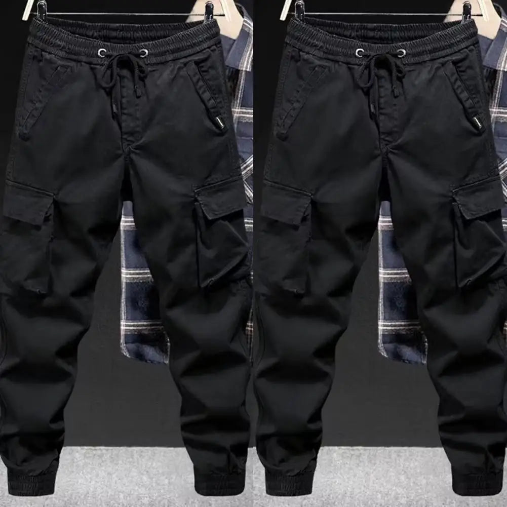 Dash™️ - Loose Fit Drawstring Cargo Pants with Elastic Waist and Multi-Pockets