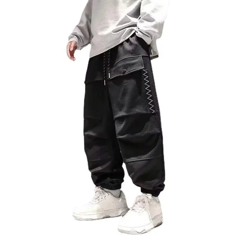 Jett™️ - Oversized Korean Streetwear Cargo Joggers