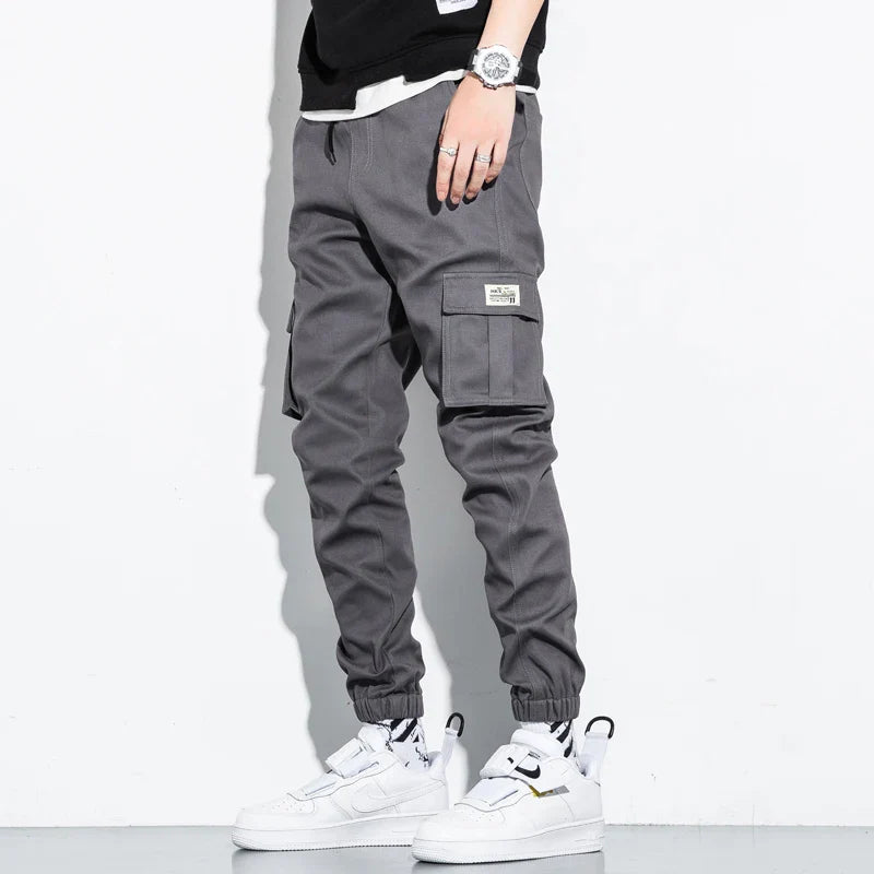 Aero™️ - Spring/Summer Cotton Drawstring Cargo Pants for Men