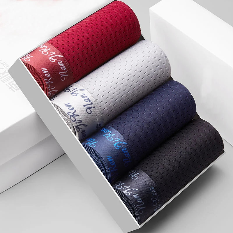 Luvince | 4-Pack Ultra Breathable Boxer Shorts