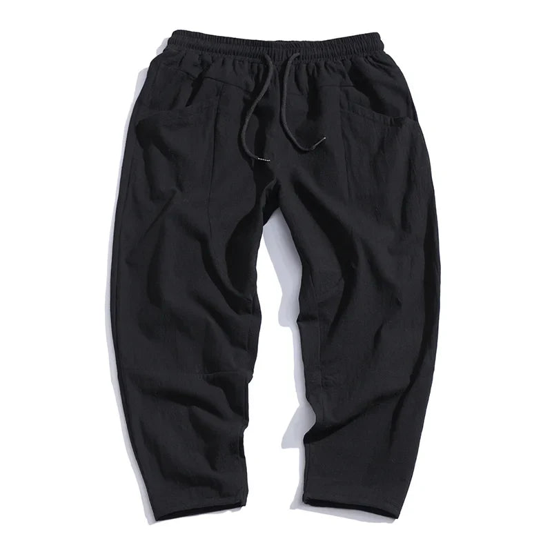 Dwight| Cropped Cotton Pants