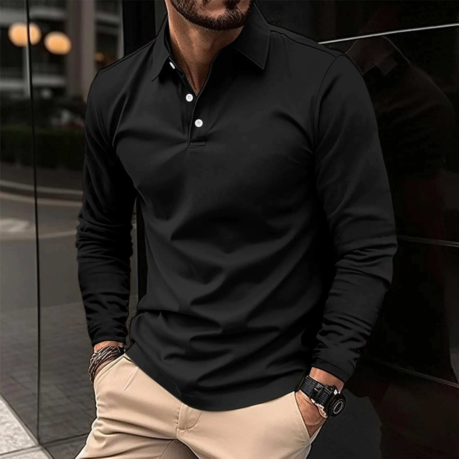Todd | Mid-Season Long Sleeve Polo