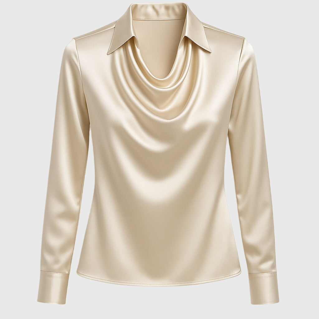 Brooklyn – Elegant Satin-Look Blouse