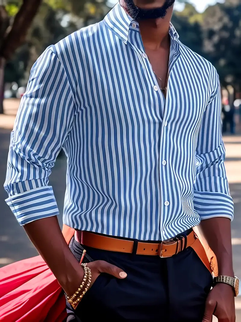 Carlos™ | Striped Cotton Shirt