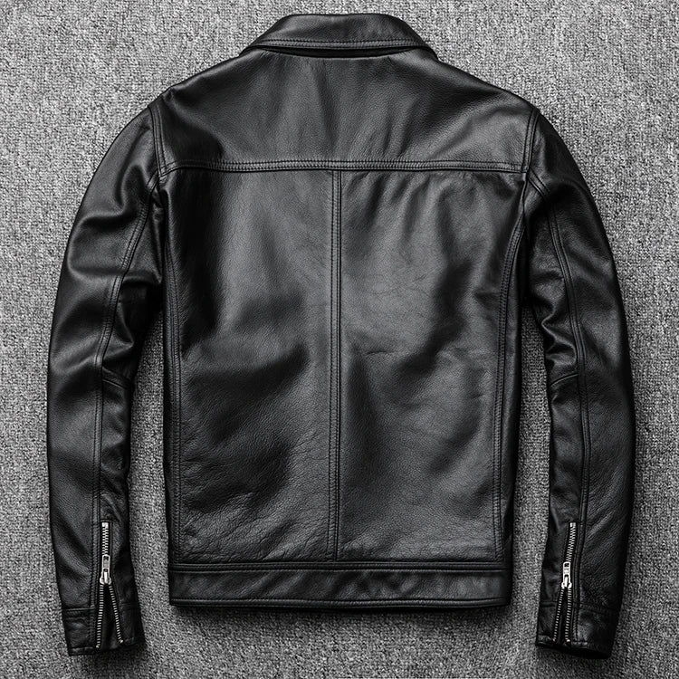 Ian™ - Vintage Vegan Leather Jacket